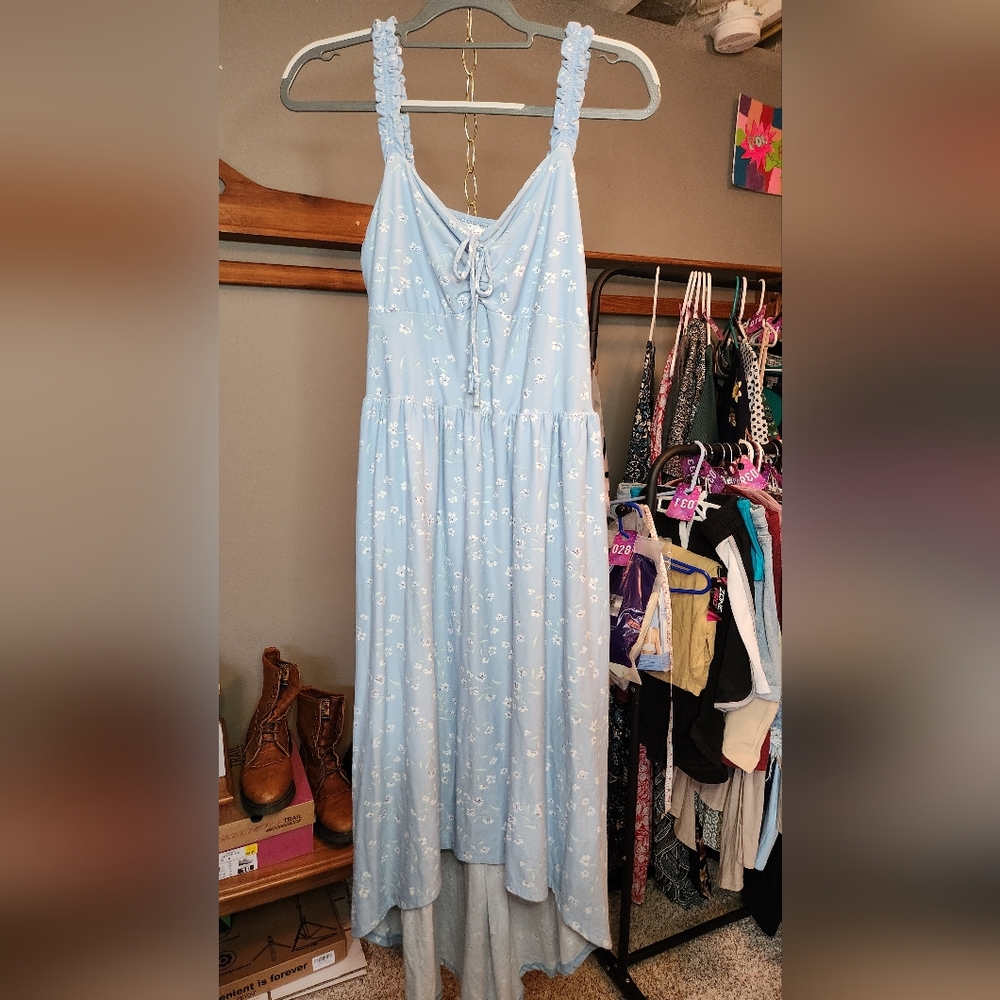 Pretty blue floral dress